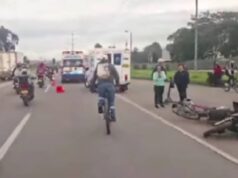 ¡Ojo si va hacia Siberia! Siniestro vial complica el tránsito en este corredor