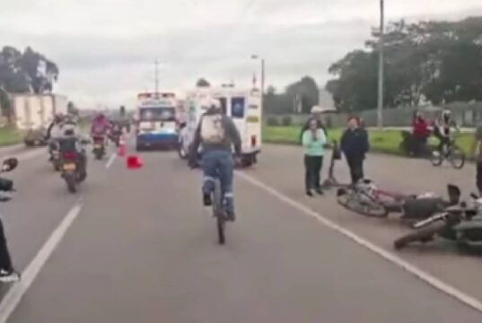 ¡Ojo si va hacia Siberia! Siniestro vial complica el tránsito en este corredor