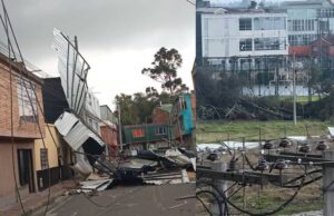 ¡Así quedó Funza tras el vendaval! Reportan cientos de familias afectadas