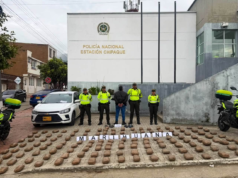 Golpe al narcotráfico en Cundinamarca: incautan 145 paquetes de marihuana